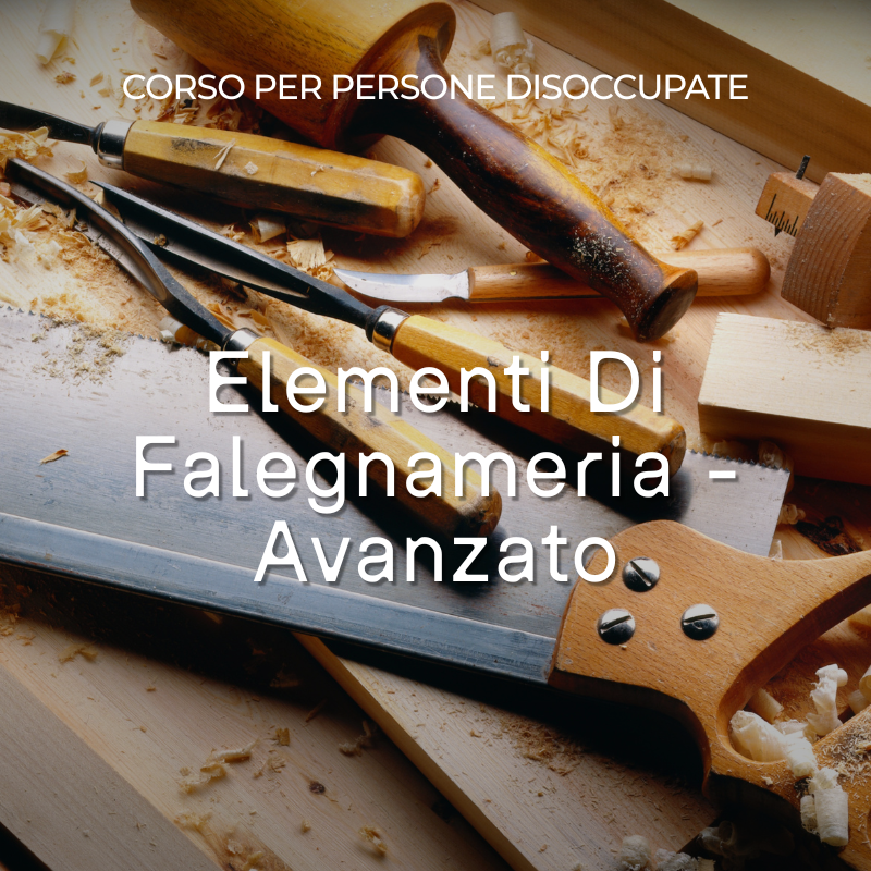 Elementi Di Falegnameria - Avanzato