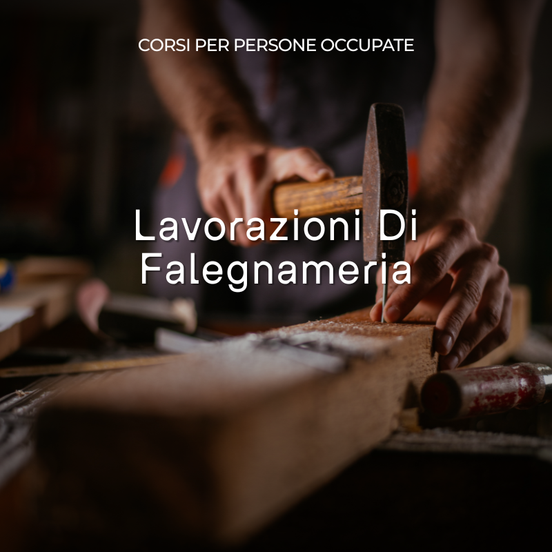 Lavorazioni Di Falegnameria