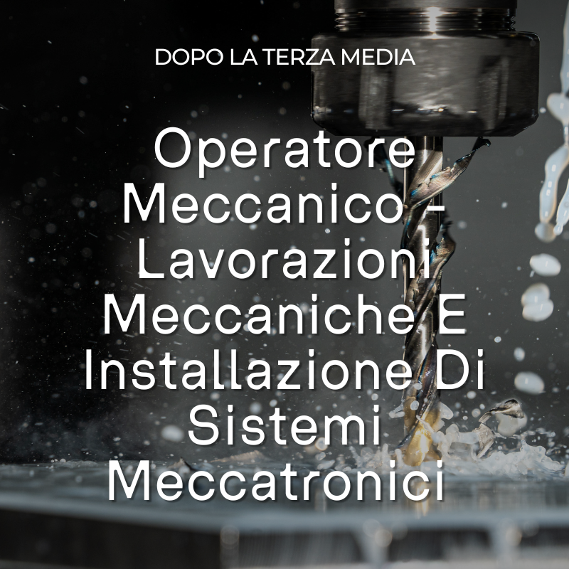 Operatore Meccanico - Lavorazioni Meccaniche E Installazione Di Sistemi Meccatronici