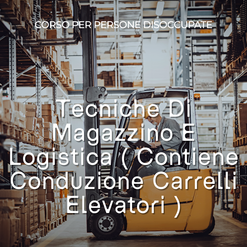 Tecniche Di Magazzino E Logistica ( Contiene Conduzione Carrelli Elevatori )